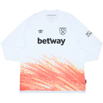 2022-23 West Ham Third L/S Shirt - 9/10 - (4XL)