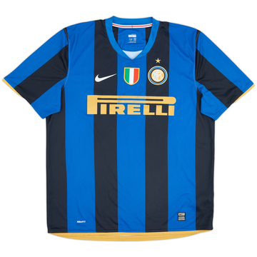 2008-09 Inter Milan Home Shirt - 8/10 - (XL)