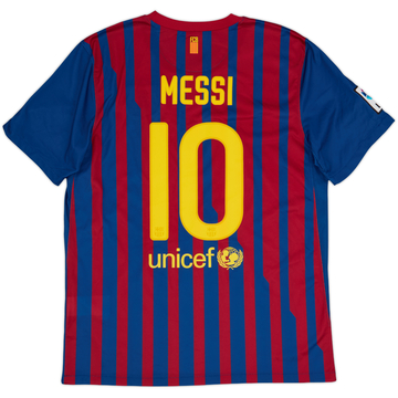 2011-12 Barcelona Home Shirt Messi #10 - 8/10 - (L)