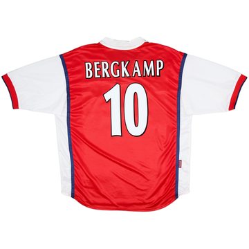 1998-99 Arsenal Home Shirt Bergkamp #10 - 8/10 - (XL)