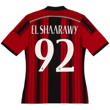 Camiseta de local del AC Milan 2014-15 El Shaarawy #92 - 8/10 - (S)