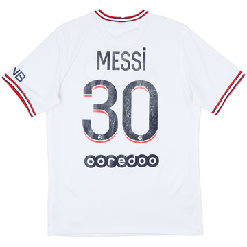 2021-22 Paris Saint-Germain Fourth Shirt Messi #30 - 6/10 - (M)