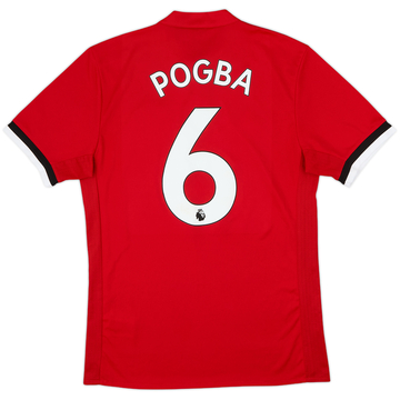 2017-18 Manchester United Home Shirt Pogba #6 - 9/10 - (S)