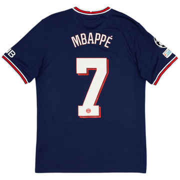 2021-22 Paris Saint-Germain Home Shirt Mbappe #7 - 6/10 - (M)