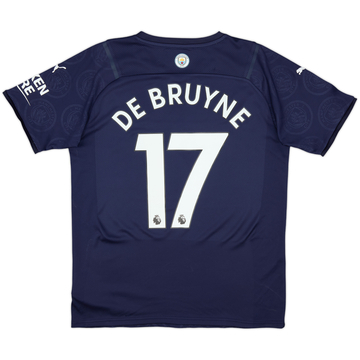 2021-22 Manchester City Third Shirt De Bruyne #17 - 8/10 - (M)
