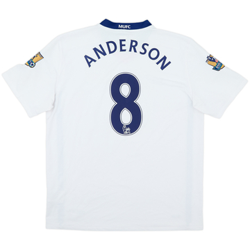 2008-10 Manchester United Away Shirt Anderson #8 - 8/10 - (L)