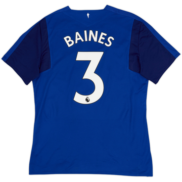 2017-18 Everton Home Shirt Baines #3 - 9/10 - (L)