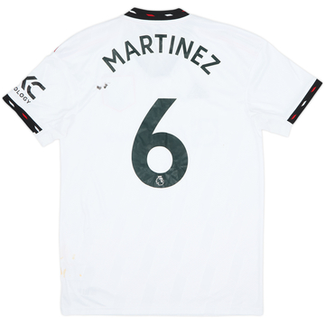 2022-23 Manchester United Away Shirt Martinez #6 (M)