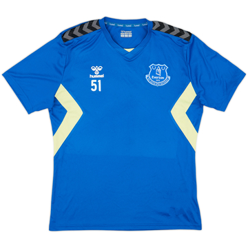 2023-24 Everton Hummel Player Issue Training Shirt #51 - 9/10 - (M)