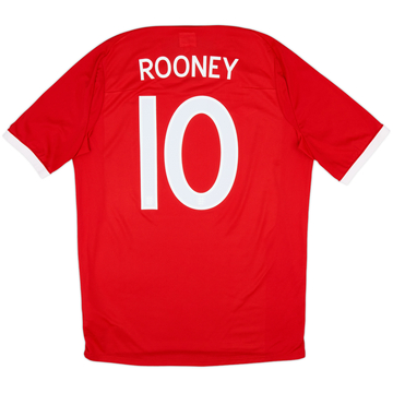 2010-11 England Away Shirt Rooney #10 - 10/10 - (L)