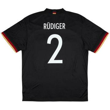 2020-21 Germany Away Shirt Rudiger #2 - 10/10 - (XL)