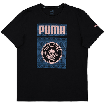 2020-21 Manchester City Puma Graphic Tee - 7/10 - (L)