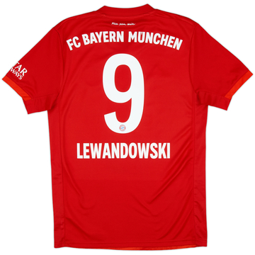 2019-20 Bayern Munich Home Shirt Lewandowski #9 - 10/10 - (S)