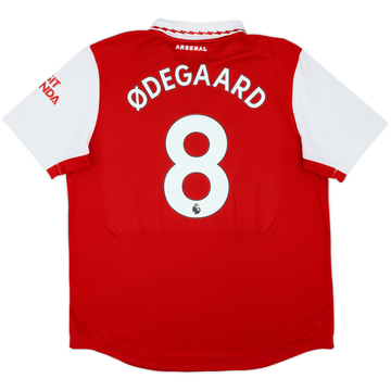 2022-23 Arsenal Authentic Home Shirt Odegaard #8 - 8/10 - (XL)