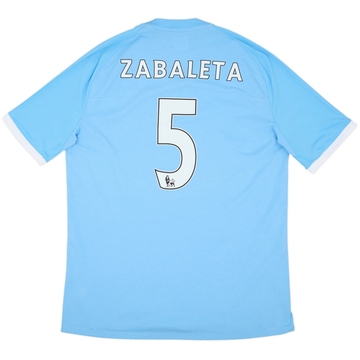 2010-11 Manchester City Home Shirt Zabaleta #5 - 8/10 - (L)