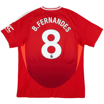 2024-25 Manchester United Home Shirt B.Fernandes #8 - 10/10 - (XL)