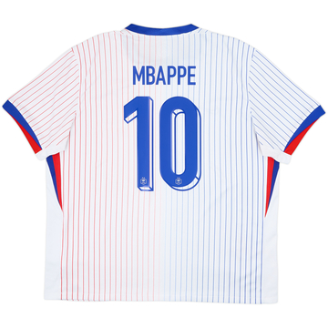 2024-25 France Away Shirt Mbappe #10 - 10/10 - (XXL)