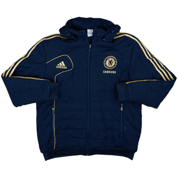 2012-13 Chelsea adidas Padded Bench Coat - 9/10 - (L)