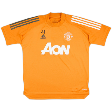 2020-21 Manchester United Player Issue adidas Training Shirt #41 - 8/10 - (M)
