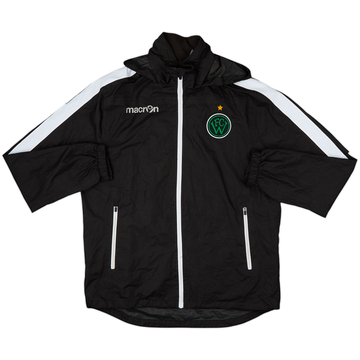 2018-19 Wacker Innsbruck Macron Hooded Rain Jacket - 8/10 - (L)