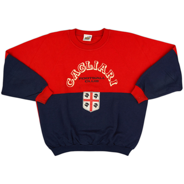 1990-91 Cagliari Le Felpe Dei Grandi Club Sweat Top - 7/10 - (M)
