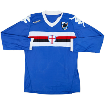 Camiseta de manga larga de local del Sampdoria 2010-11 Gastadello #28 - 5/10 - (XL)