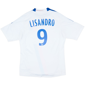 2010-11 Lyon Home Shirt Lisandro #9 - 9/10 - (M)