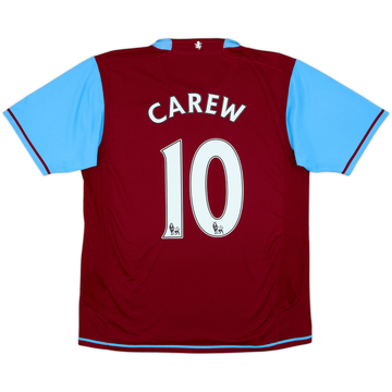 2007-08 Aston Villa Home Shirt Carew #10 - 9/10 - (M)