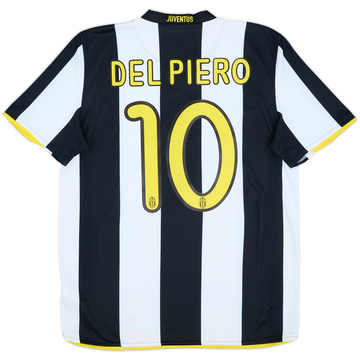 2008-09 Juventus Home Shirt Del Piero #10 - 8/10 - (M)