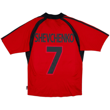 2001-02 AC Milan Third Shirt Shevchenko #7 - 9/10 - (S)