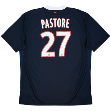 2011-12 Paris Saint-Germain Home Shirt Pastore #27 - 9/10 - (XL)