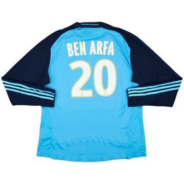 2008-09 Olympique Marseille Authentic Away L/S Shirt Ben Arfa #20 - 8/10 - (XL)