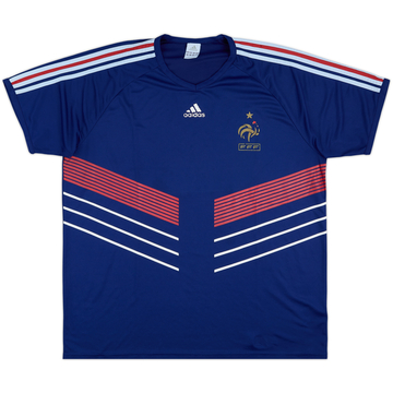 2009-10 France Basic Home Shirt - 5/10 - (XXL)