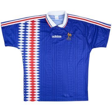 1994-96 France Home Shirt - 8/10 - (L/XL)