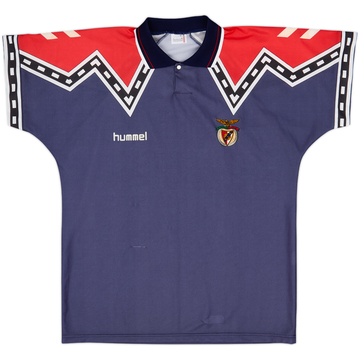 1991-92 Benfica Hummel Training Shirt - 8/10 - (L)