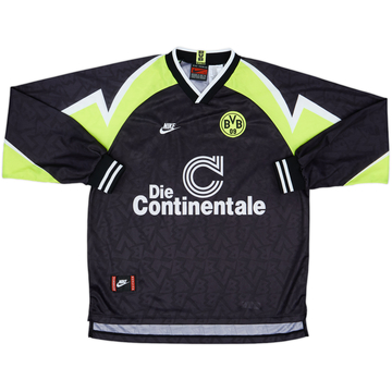 1995-96 Borussia Dortmund Away L/S Shirt - 8/10 - (XXL)