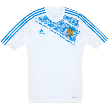2011-12 Olympique Marseille adidas Techfit Training Shirt - 9/10 - (XL)