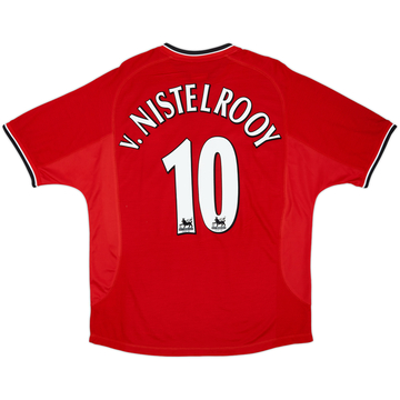 2000-02 Manchester United Home Shirt V.Nistelrooy #10 - 8/10 - (L)