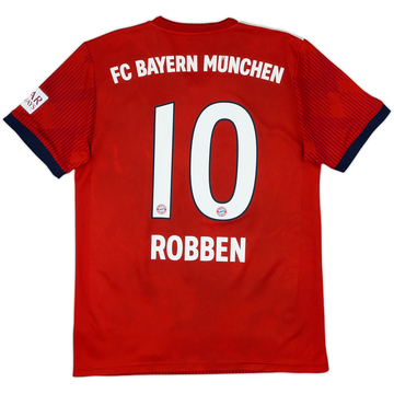 2018-19 Bayern Munich Home Shirt Robben #10 - 8/10 - (S)