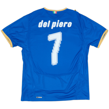 2007-08 Italy Home Shirt Del Piero #7 (L)