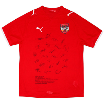 2008-09 Austria 'Signed' Home Shirt - 7/10 - (L)