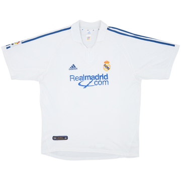 2001 Real Madrid Home Shirt - 8/10 - (XL)