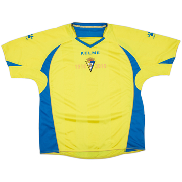 2010-11 Cadiz Home Shirt - 9/10 - (L)