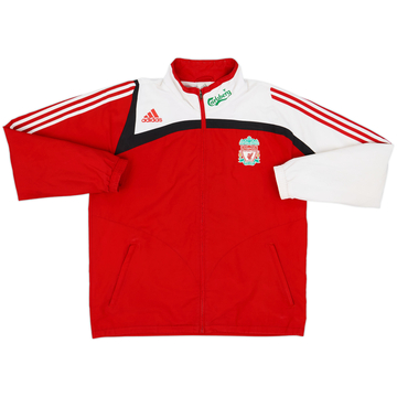 2007-08 Liverpool adidas Track Jacket - 5/10 - (L/XL)