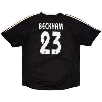2004-05 Real Madrid Away Shirt Beckham #23 - 8/10 - (L)