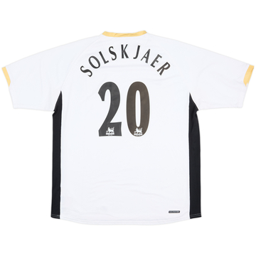 2006-08 Manchester United Away Shirt Solskjaer #20 - 8/10 - (XL)