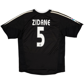 2004-05 Real Madrid Away Shirt Zidane #5 - 9/10 - (M)