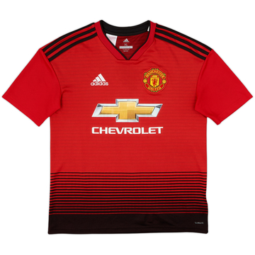2018-19 Manchester United Home Shirt - 9/10 - (XL.Boys)