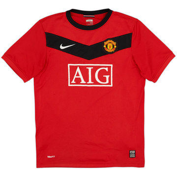 2009-10 Manchester United Home Shirt - 7/10 - (L.Boys)