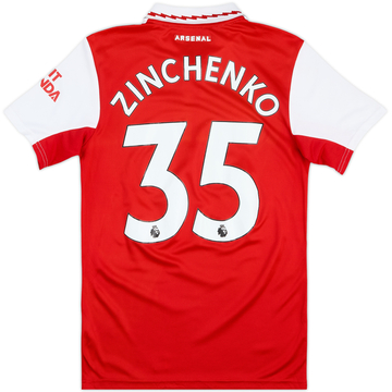 2022-23 Arsenal Home Shirt Zinchenko #35 - 6/10 - (XS)